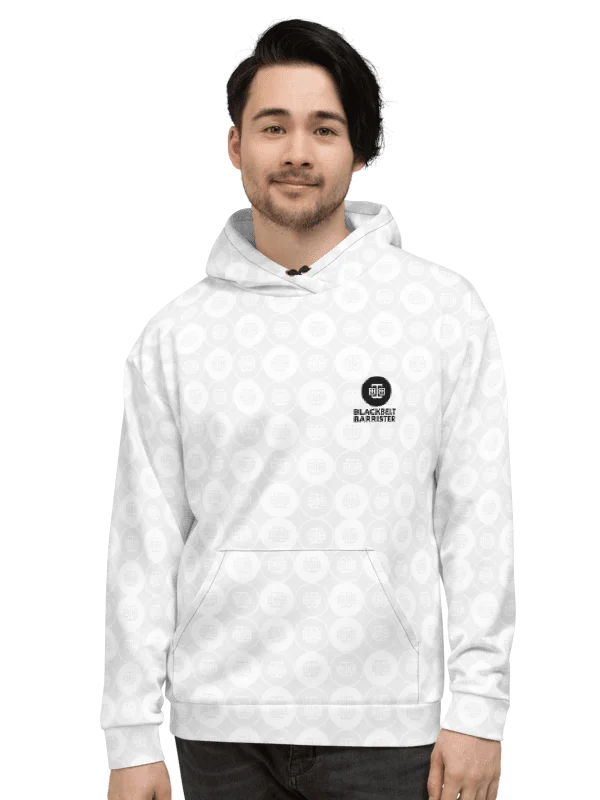 BBB All Over Print White Hoodie product image (10)
