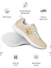 LM Aura™ Sandstone Women’s Sneakers | Minimalist Walking Shoes product image (6)