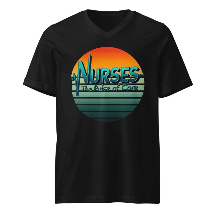 Pulse of Care Nurses V-Neck Tee product image (1)