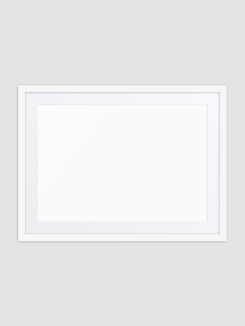 Photo showing Matte Paper Framed Poster With Mat (in)
