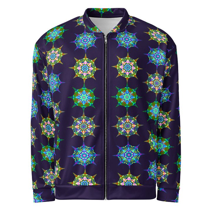 Spike Stars All-Over Print Bomber Jacket product image (1)