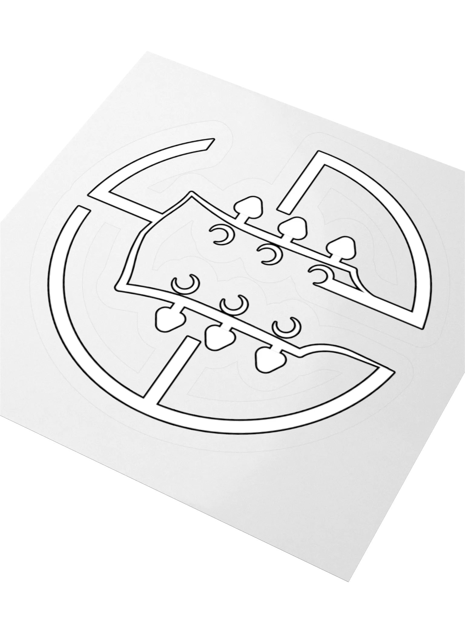 Logo Sticker - White product image (8)