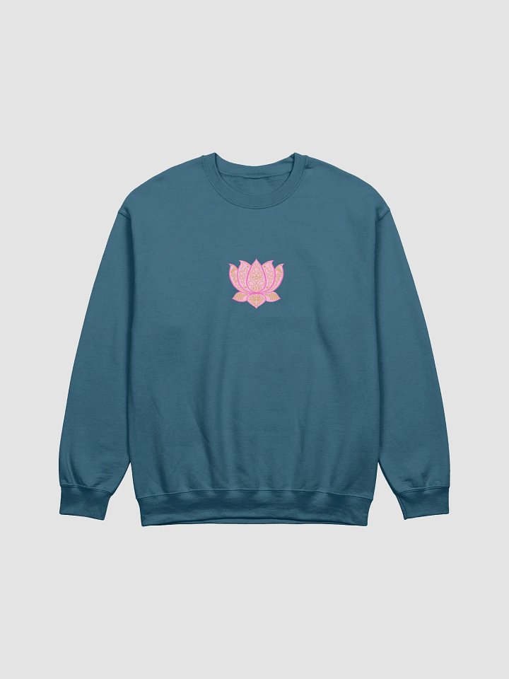 Golden Lotus Bloom Crewneck Sweatshirt product image (1)