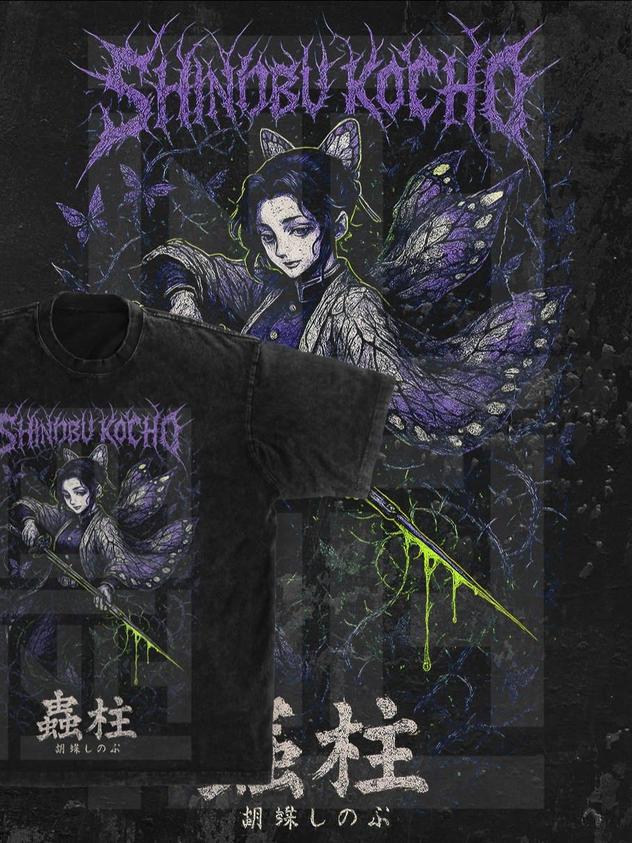 SHINOBU Demon slayer | Kimetsu no Yaiba t-shirt PNG design product image (1)