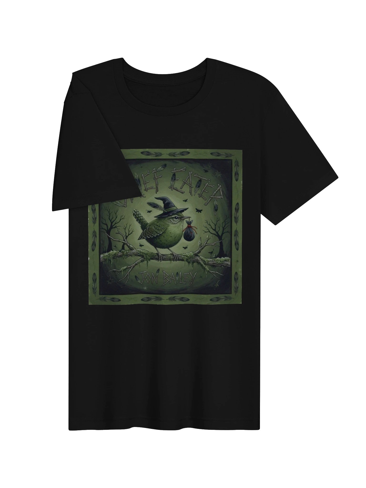 Haunted Bird Tee — Witch Wren product image (7)