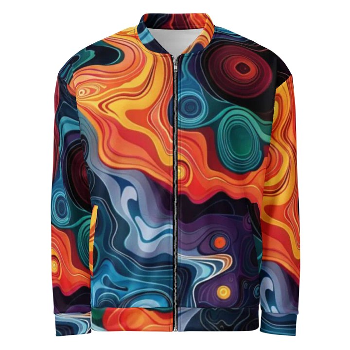 Fluid Spectrum All-Over Print Bomber Jacket product image (1)