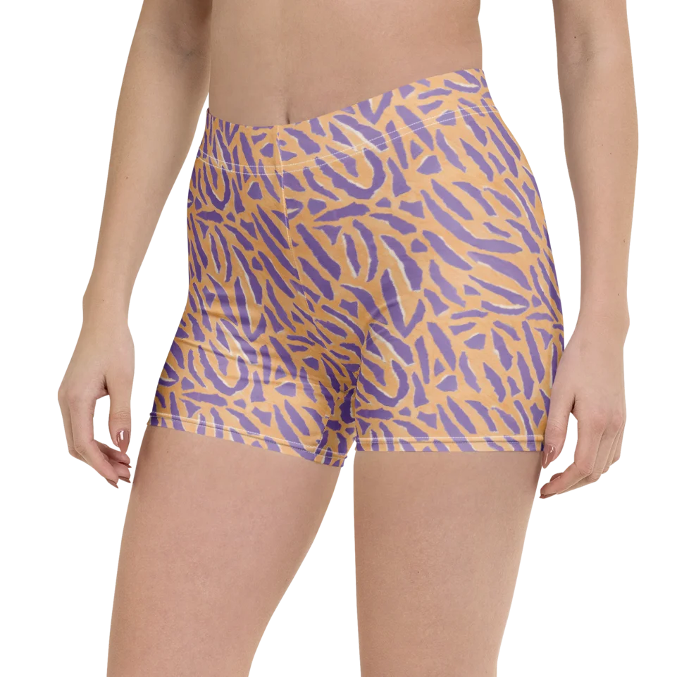 "Animal Stripe" Print Shorts product image (1)