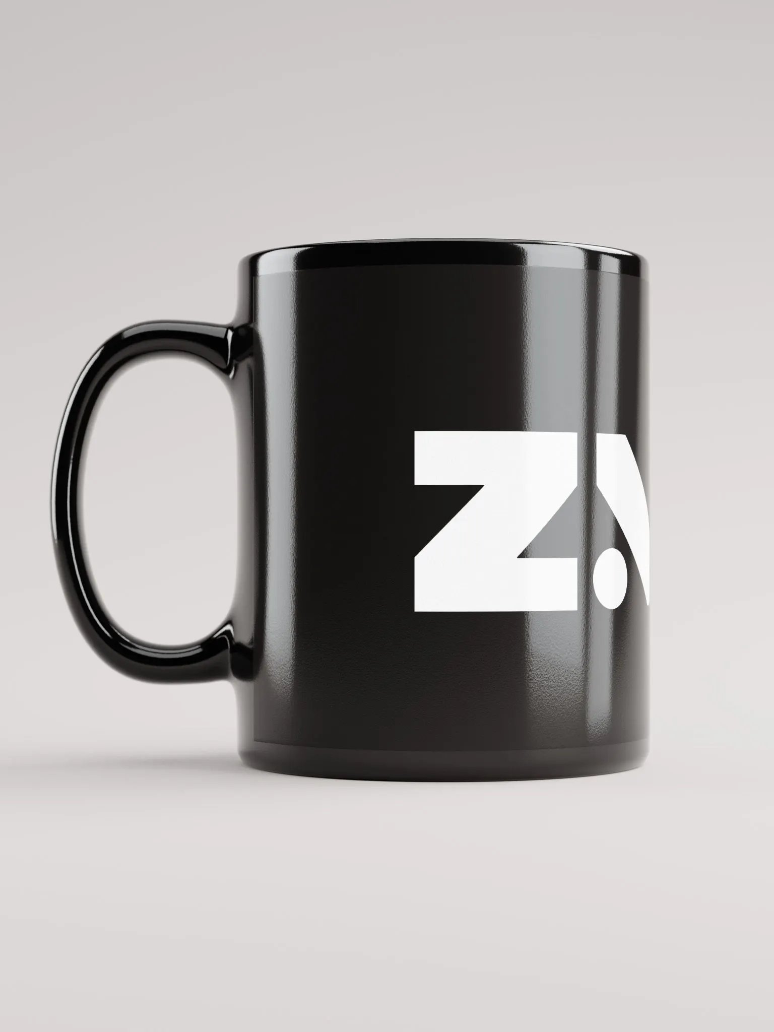 Pixelated Triangles Black Glossy Mug product image (11)