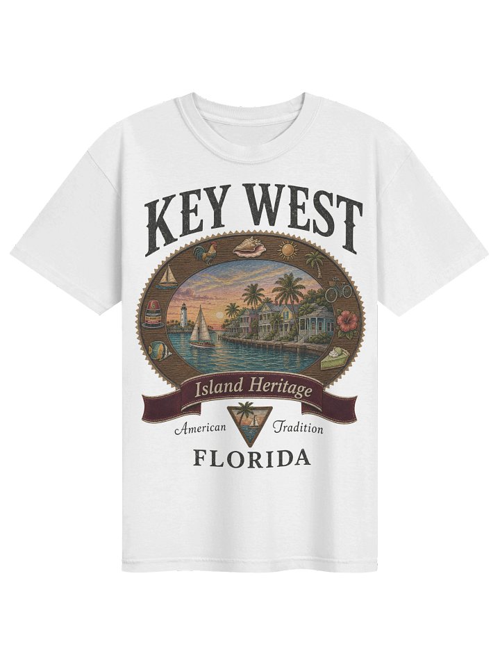 Vintage Key West Shirt, Florida Keys Graphic Tee, Comfort Colors 1717 Island Travel T-Shirt product image (27)
