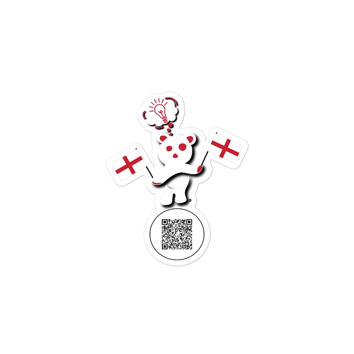 England — Country Bear Sticker | BehrBrained Media product image (2)