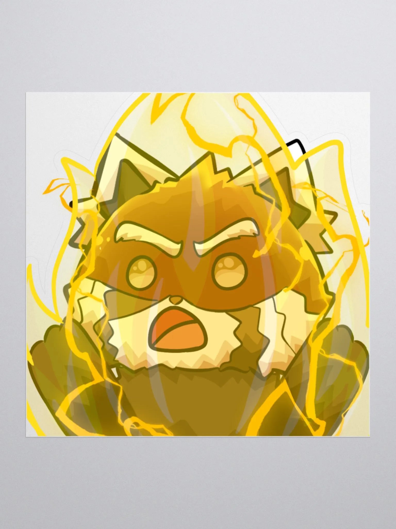 Firey Rage Sticker product image (1)