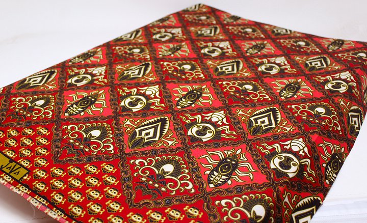 Scampolo Tessuto Java - Design Maschere Africane - Varie Misure - cod.578/A-B product image (2)