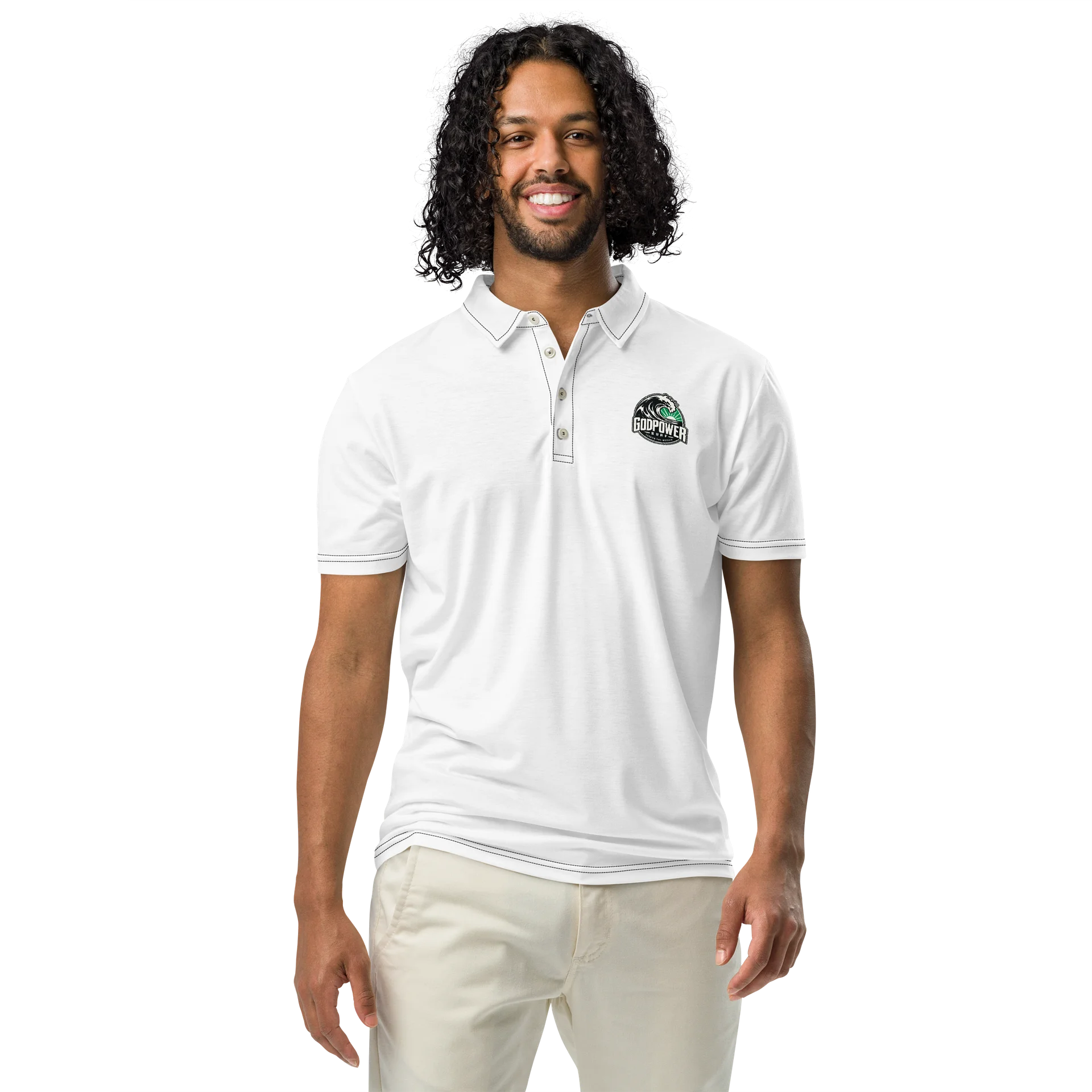 Godpower Surf — Premium Performance Polo product image (2)
