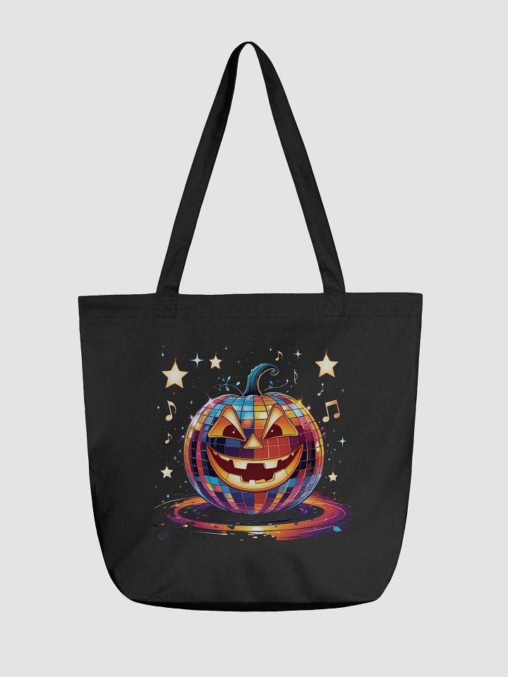 Disco Ball Pumpkin Tote Bag product image (1)