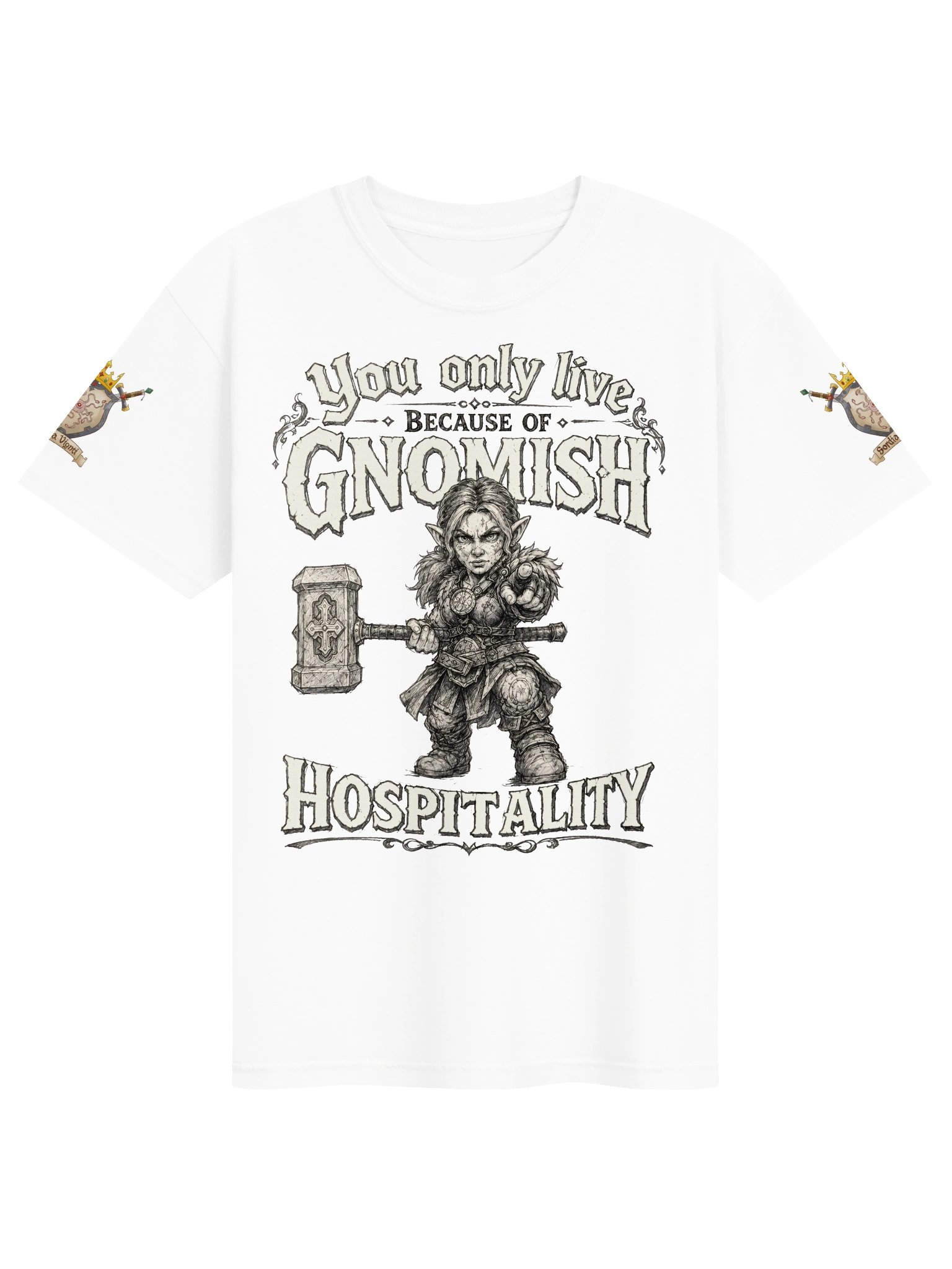 Gnomish Hospitality Tee product image (1)