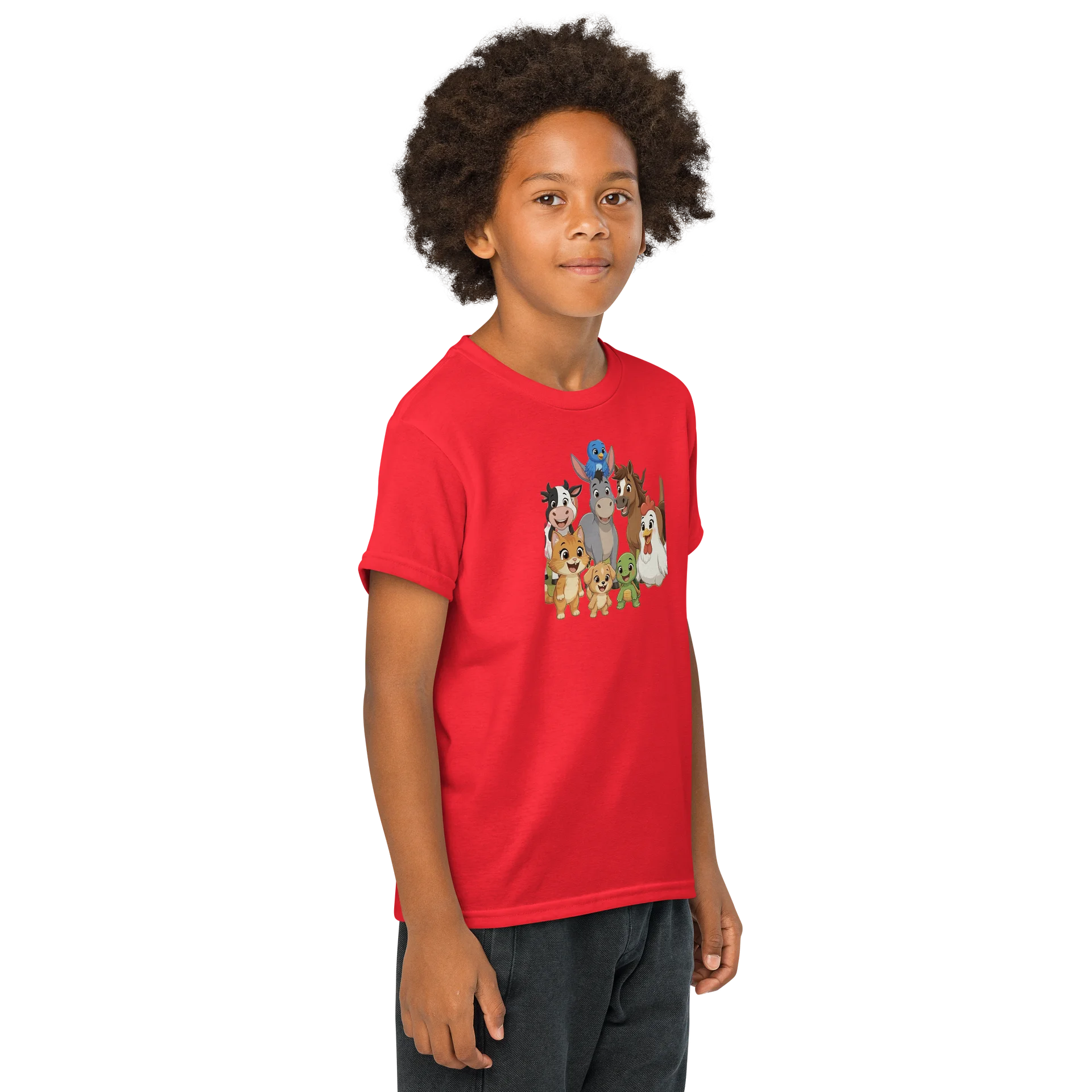 Cute Farm Friends Youth Sports Tee product image (4)