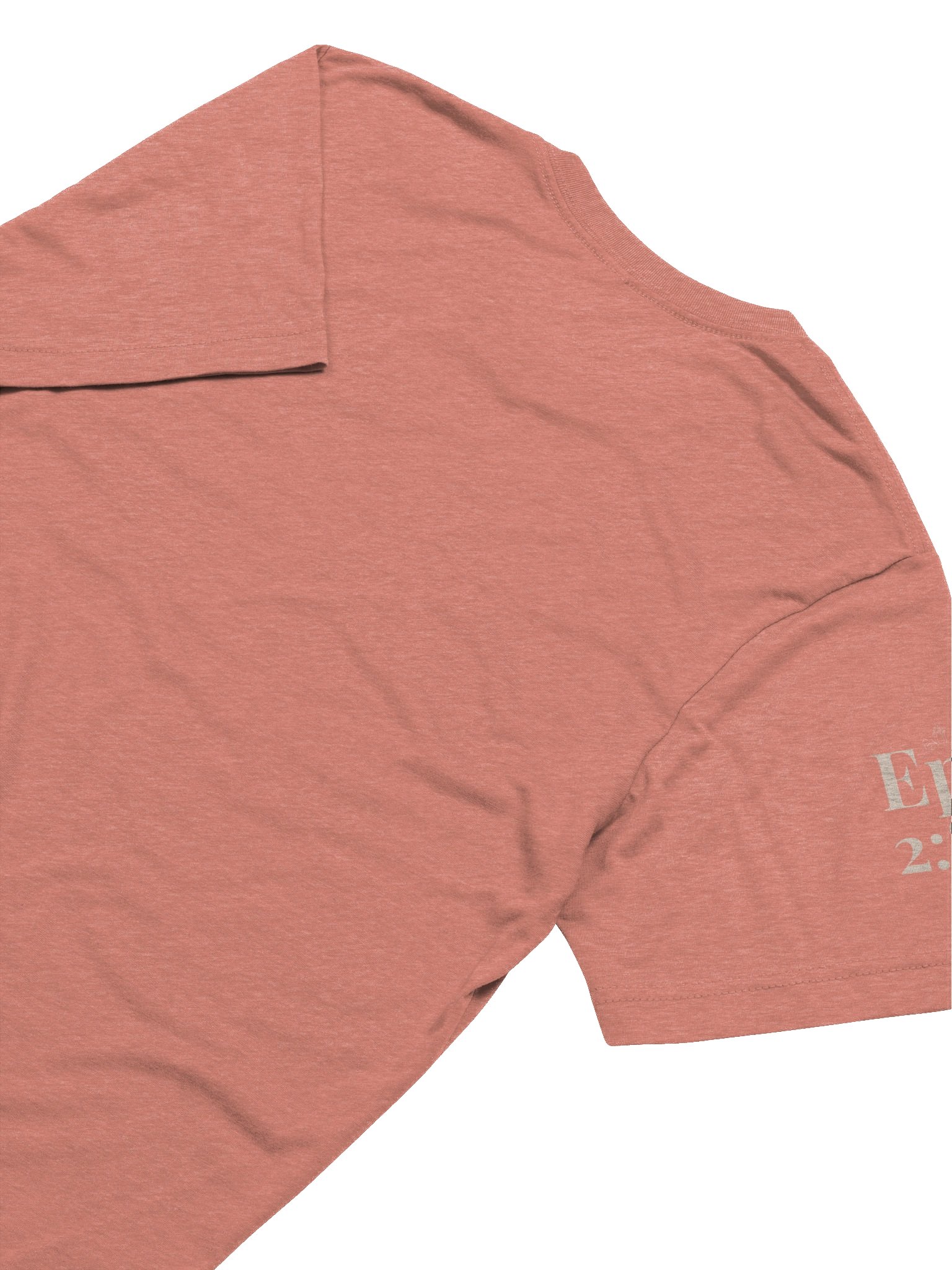 Through Faith Tee – Ephesians 2:8‑9 (Light) \| By Grace Capsule product image (7)
