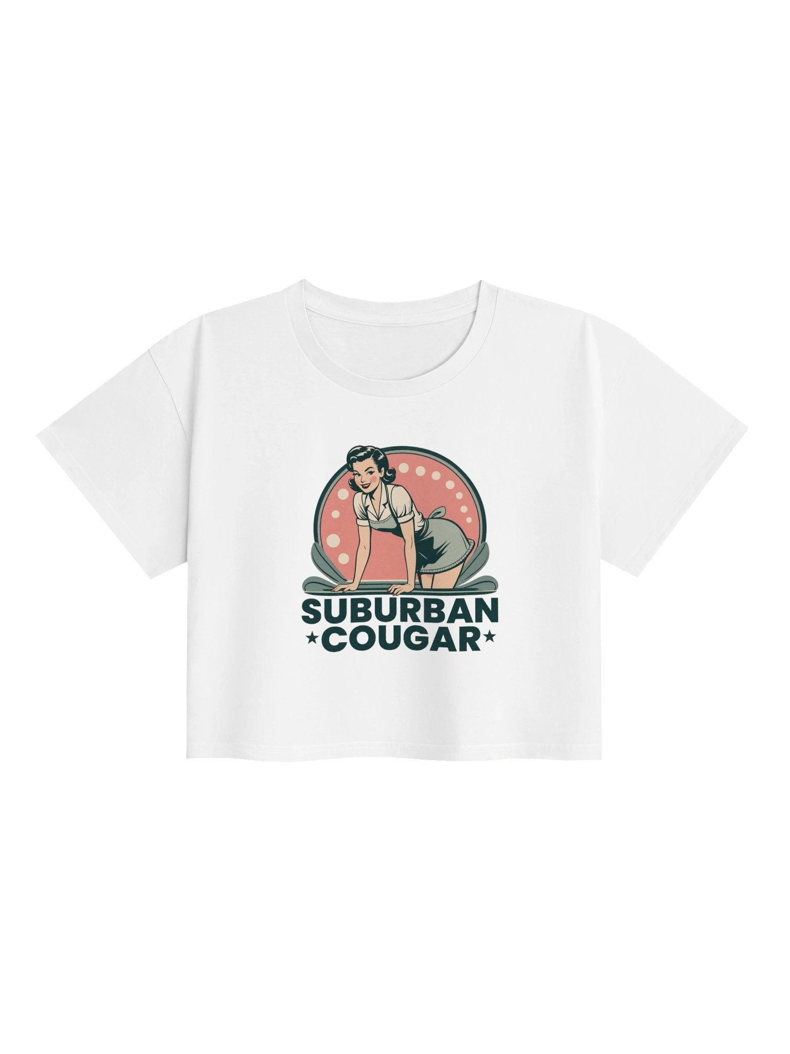 Suburban Cougar Vintage Crop Tee product image (6)