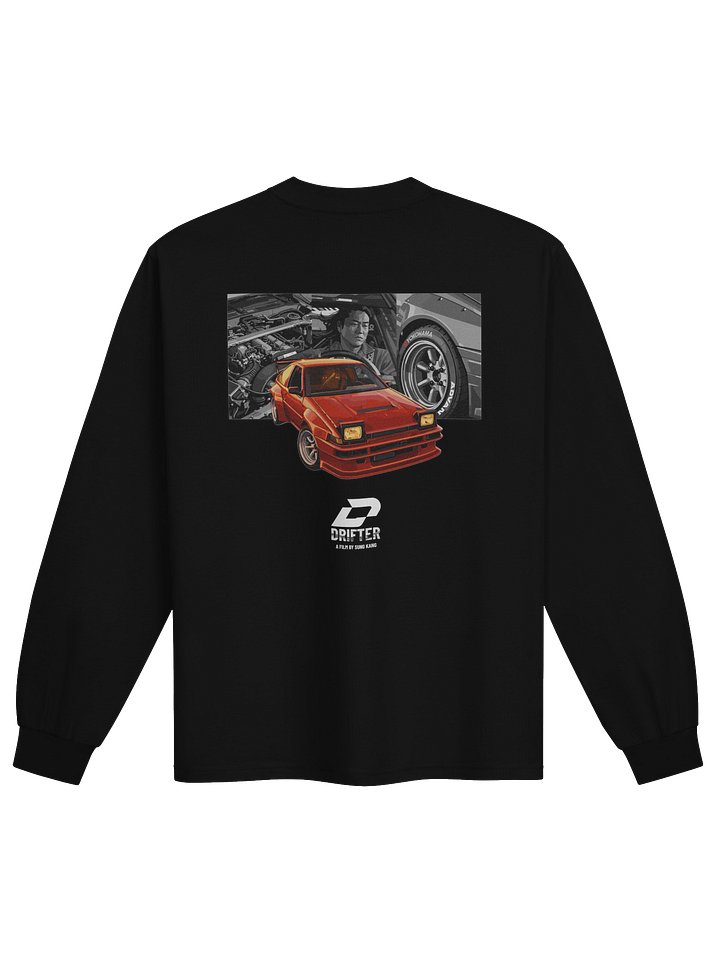 "The AE86" - AS Colour Unisex Premium Heavyweight Long Sleeve Shirt - Black product image (2)