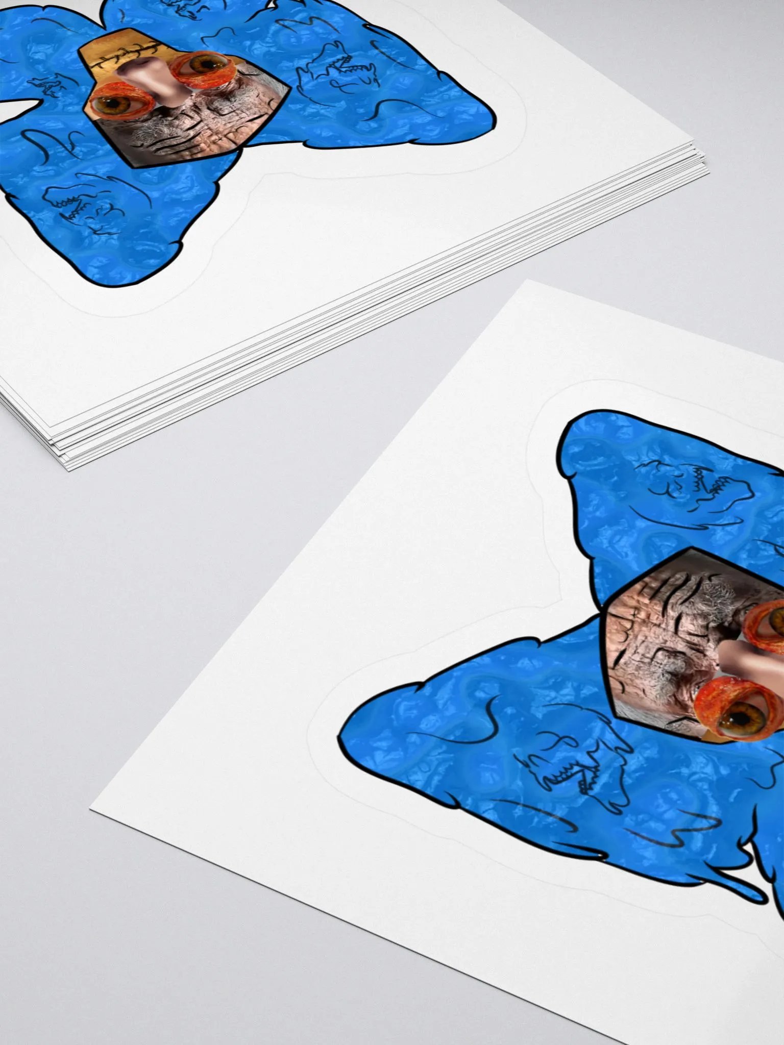 Korny's Bluesky Logo Alt Design Sticker product image (4)