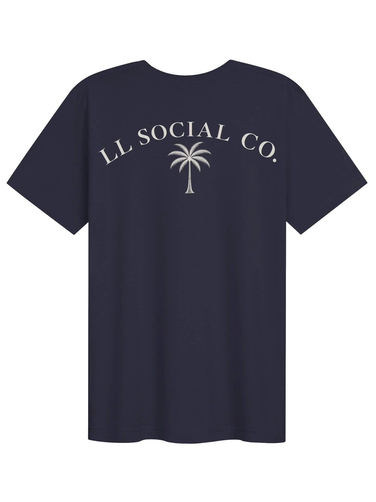LL Social Co. Palm Essential Tee — Conch | Ivory product image (2)