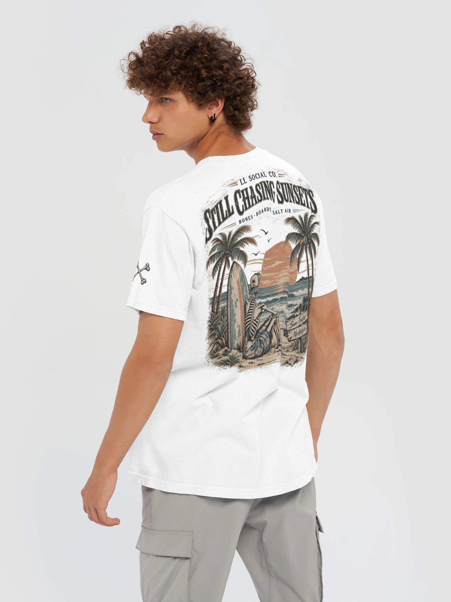 Still Chasing Sunsets Comfort Colors Tee — Coastal Skellie Edit product image (10)