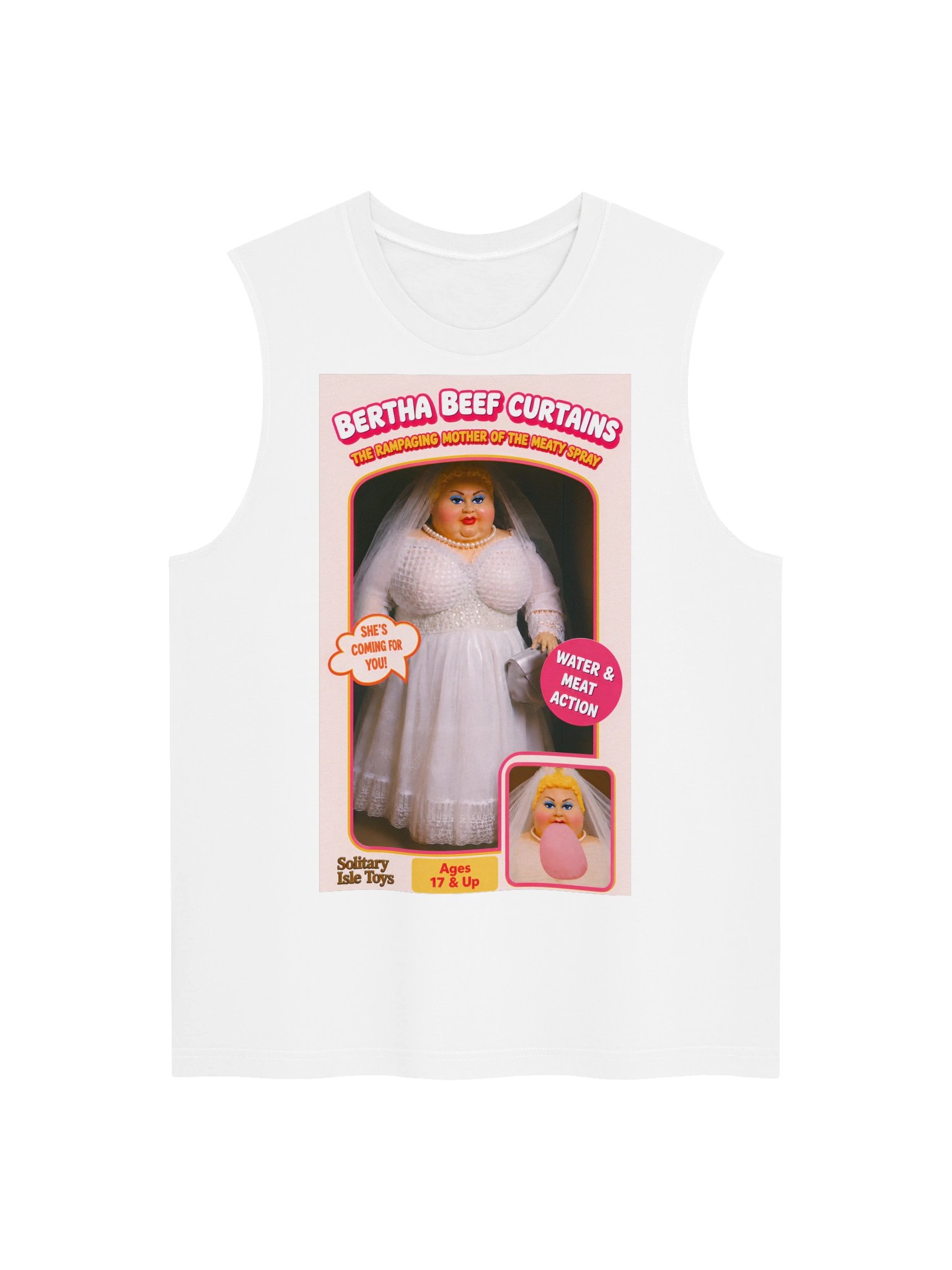 666 Toys | Bertha Beef Curtains | Bella+Canvas Unisex Muscle Tank product image (3)