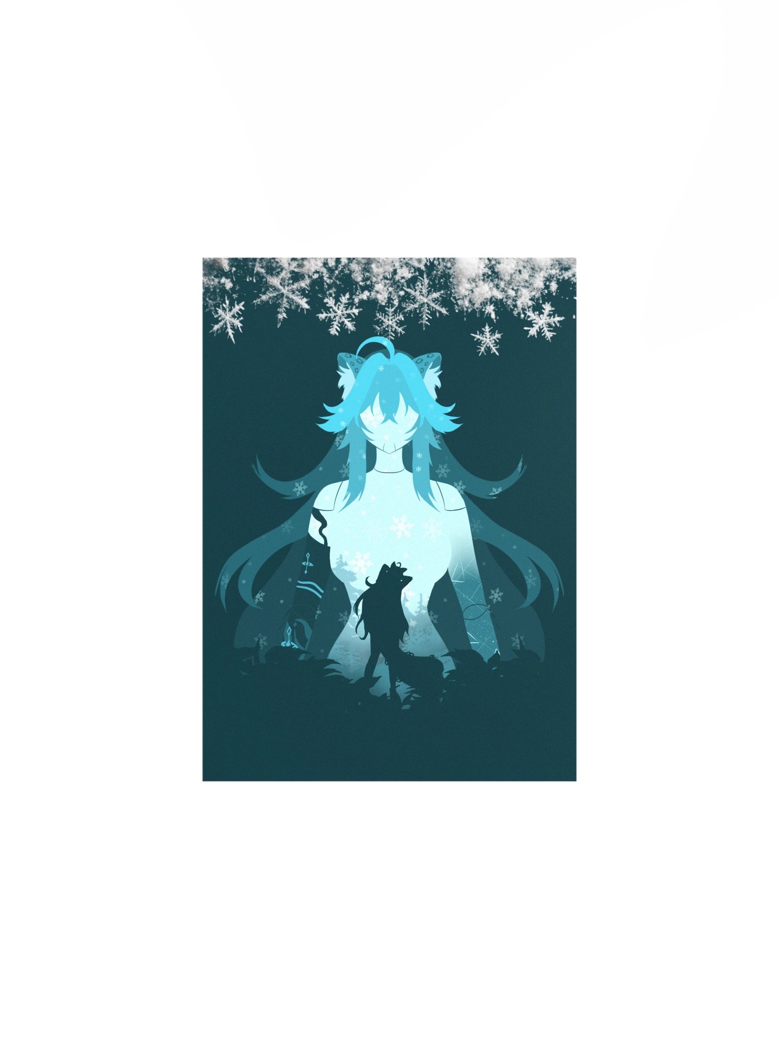 Goddess Silhouette Art Poster product image (7)