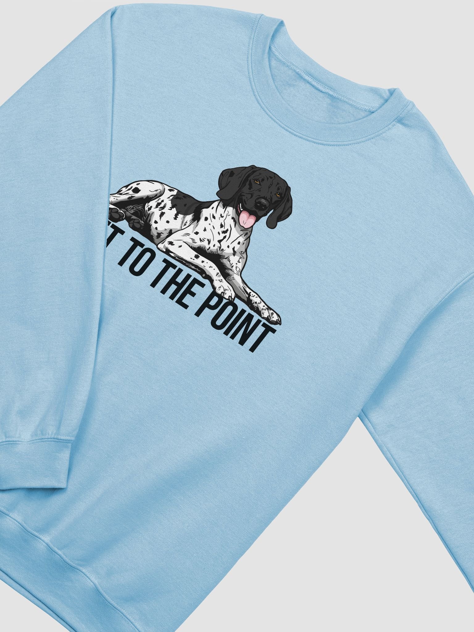 Get to the Point Sweatshirt of a German Shorthaired Pointer(Black Roan) | Funny Shirt for GSP Paw-rents product image (4)