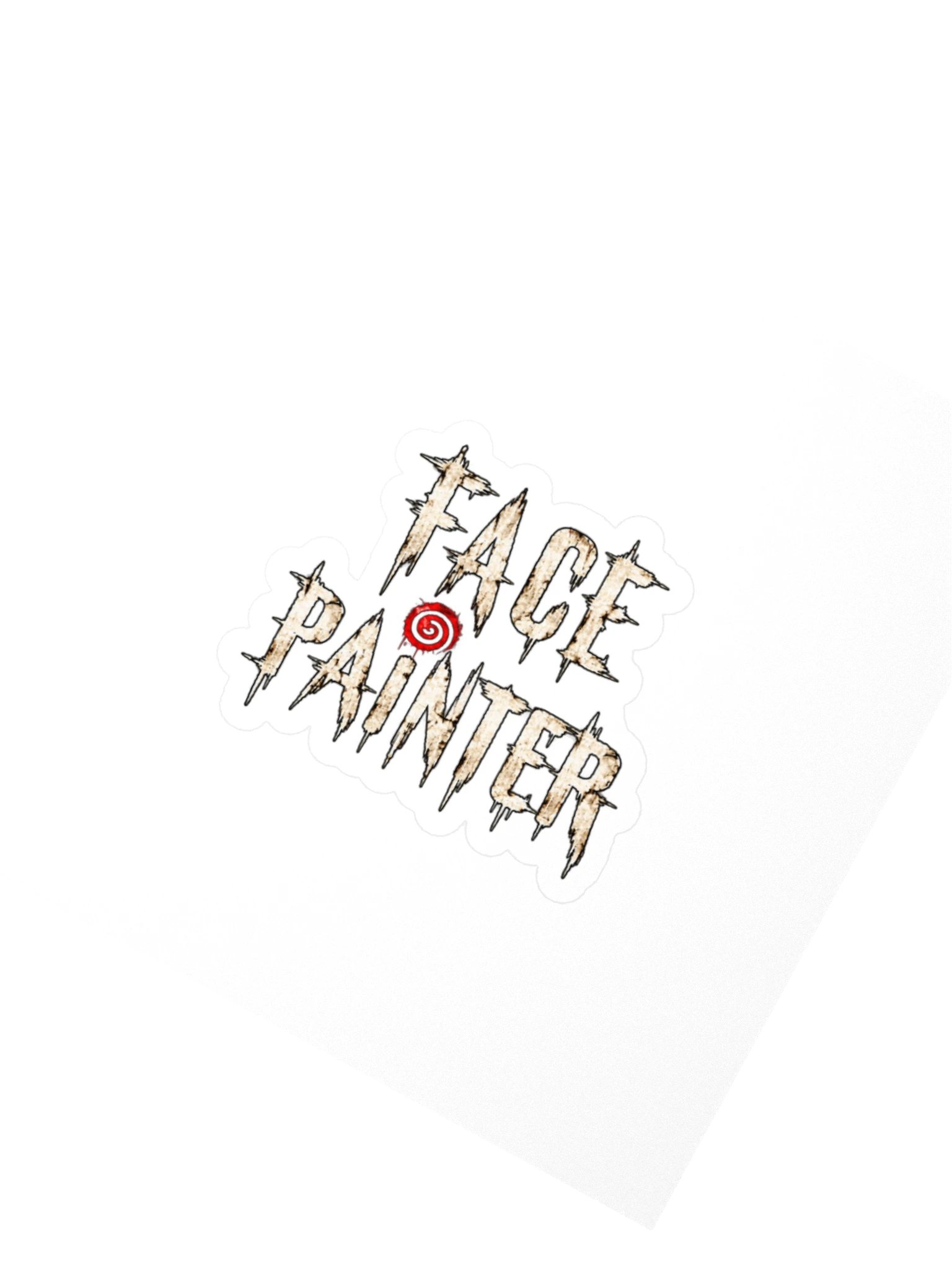 Face Painter Twisted Games Kiss Cut Sticker product image (2)
