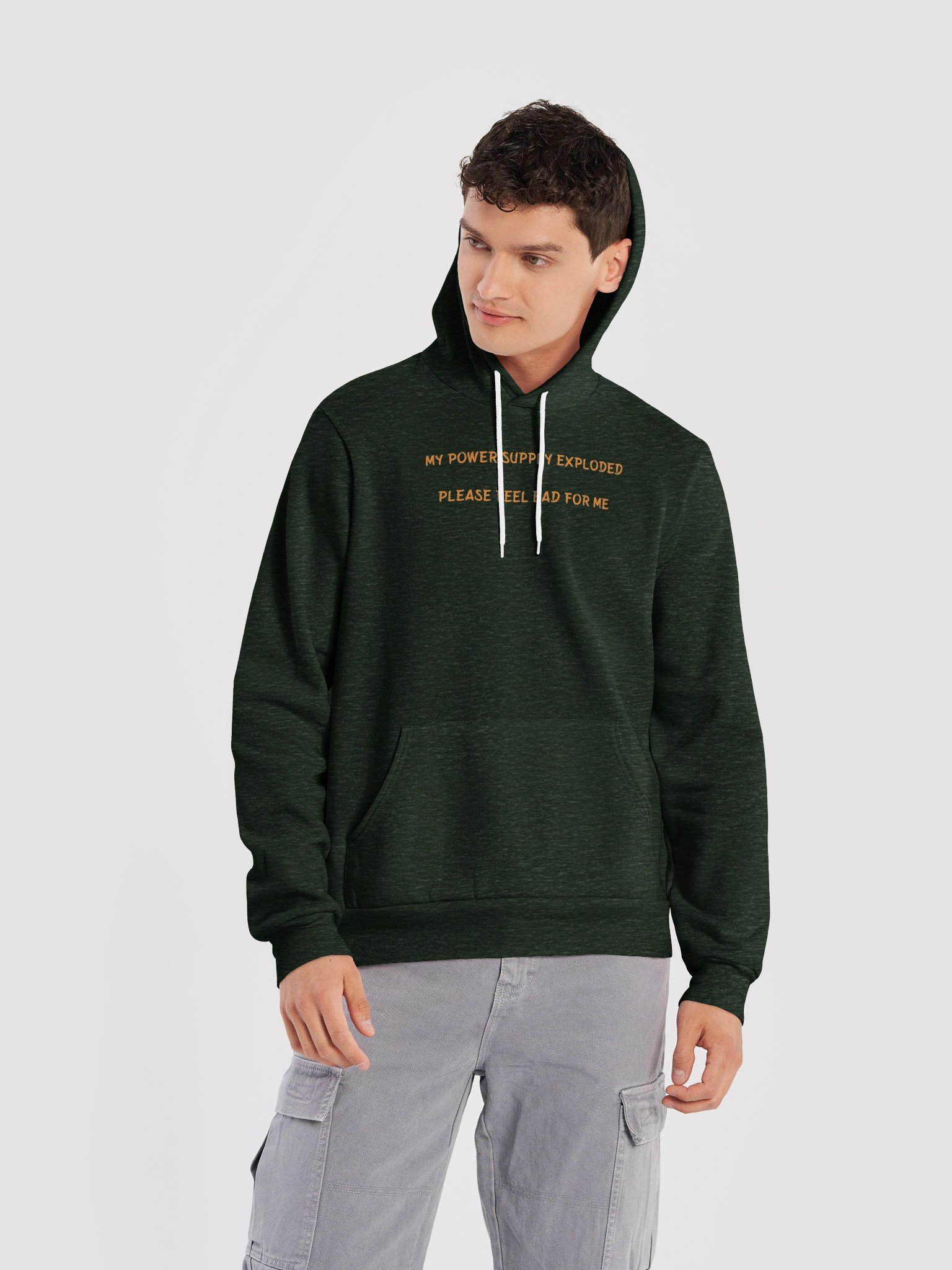 MY POWER SUPPLY EXPLODED PLEASE FEEL BAD FOR ME. Meme Hoodie product image (42)