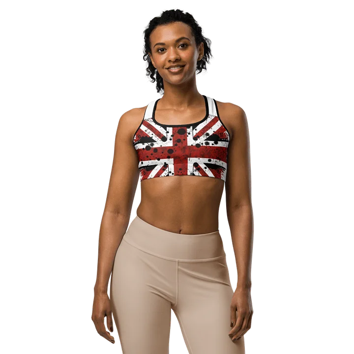 Urban Graffiti Union Jack Sports Bra product image (2)