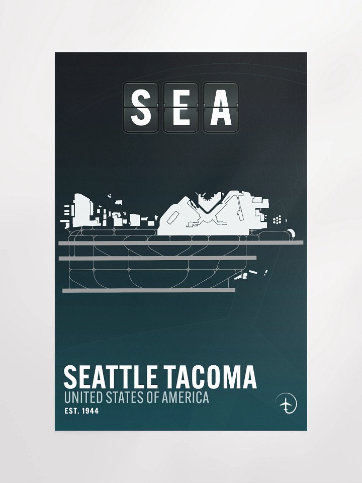 Seattle SEA Poster product image (1)