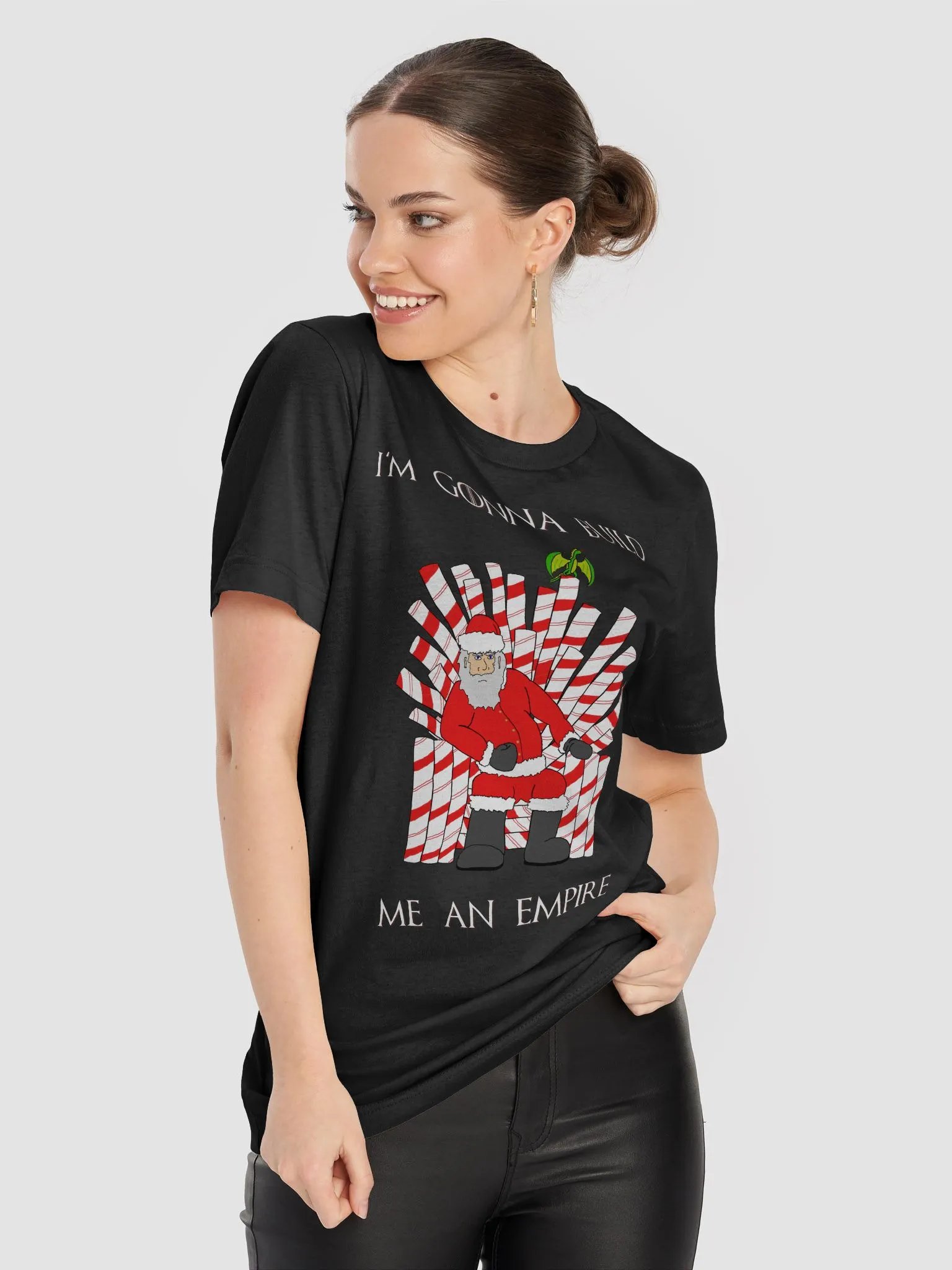 "Empire" Christmas T-shirt (White Text) product image (5)
