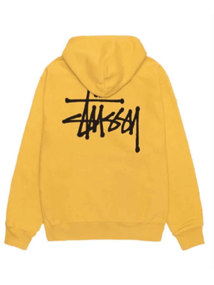 BASIC STÜSSY HOODIE PIGMENT DYED HONEY product image (1)