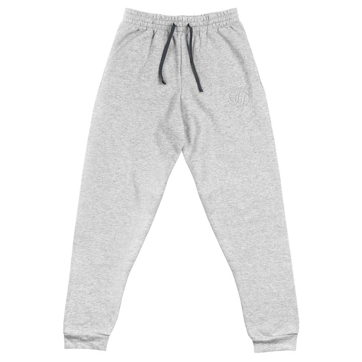 White Monogram Joggers product image (4)