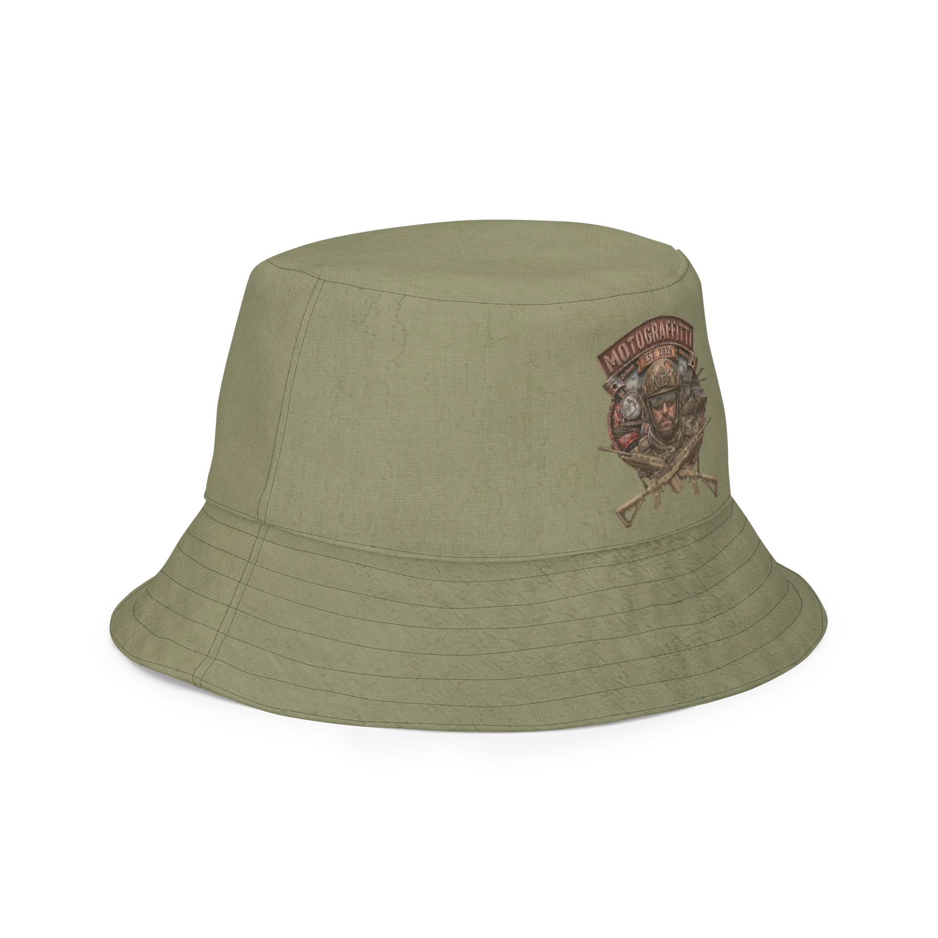 OD, Faded, MötoGraffitti Logo'd Reversible Boonie Cap product image (5)