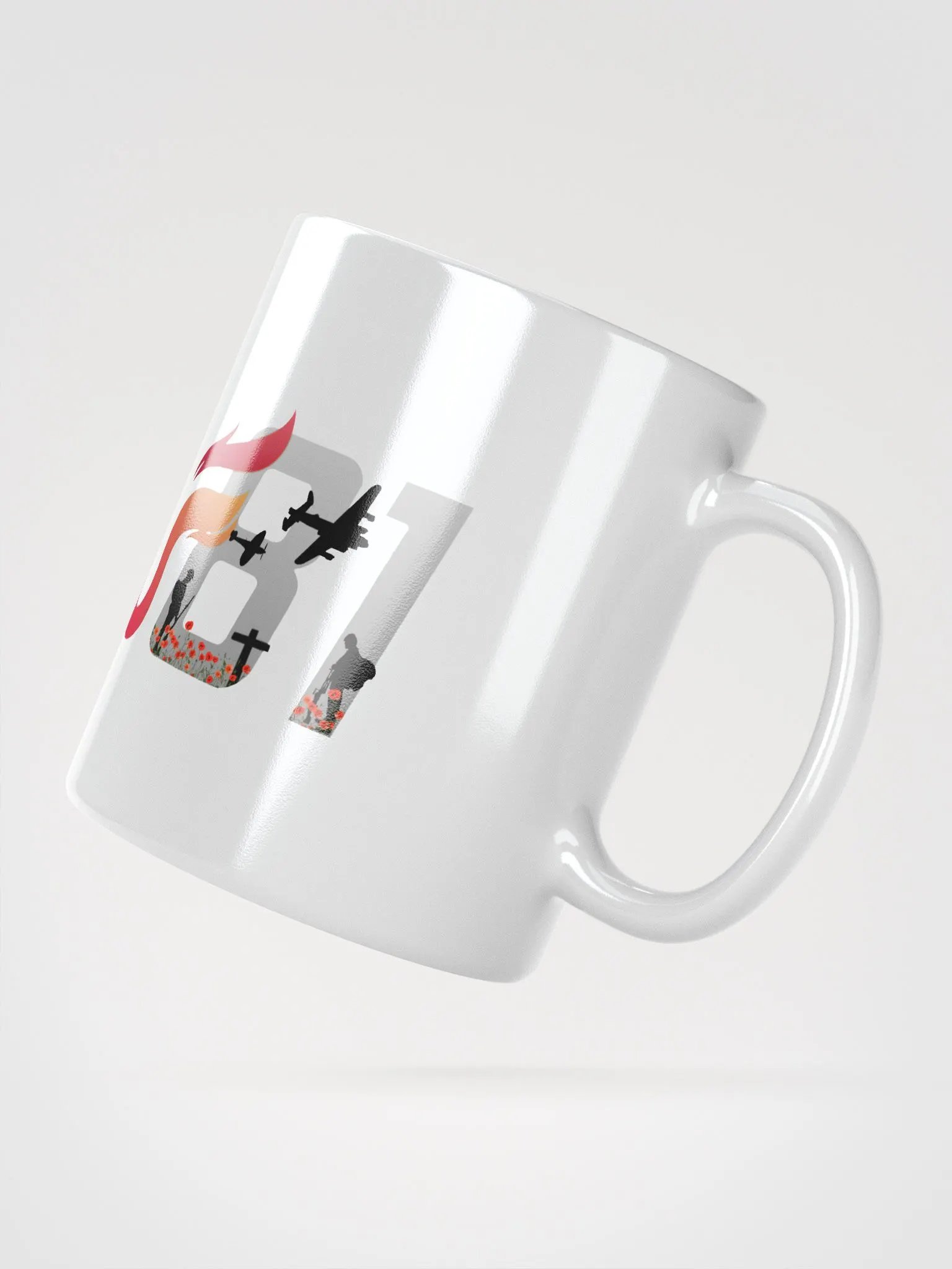 White Remembrance mug product image (4)