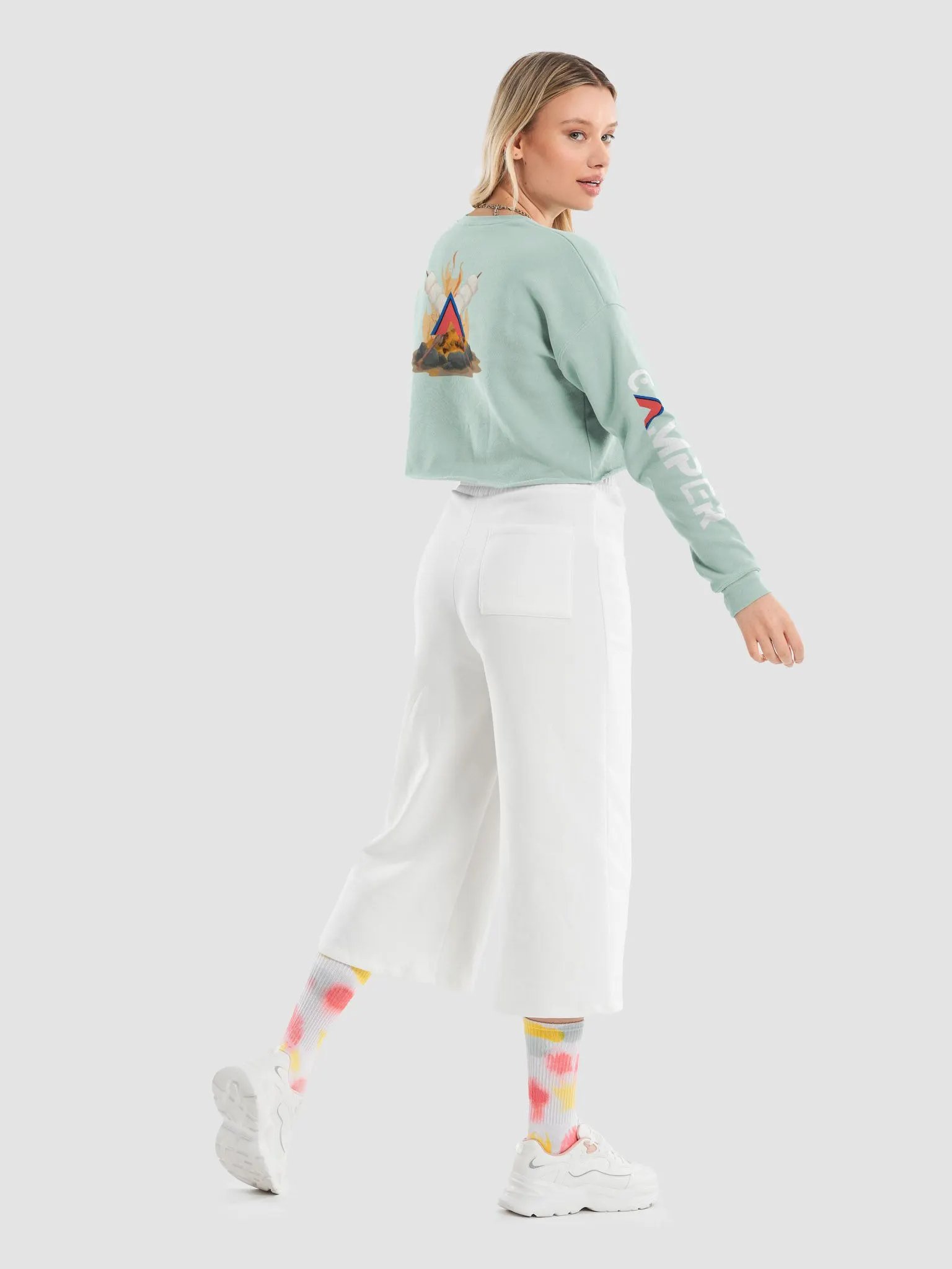Tri-Arrow Crop Sweatshirt product image (11)