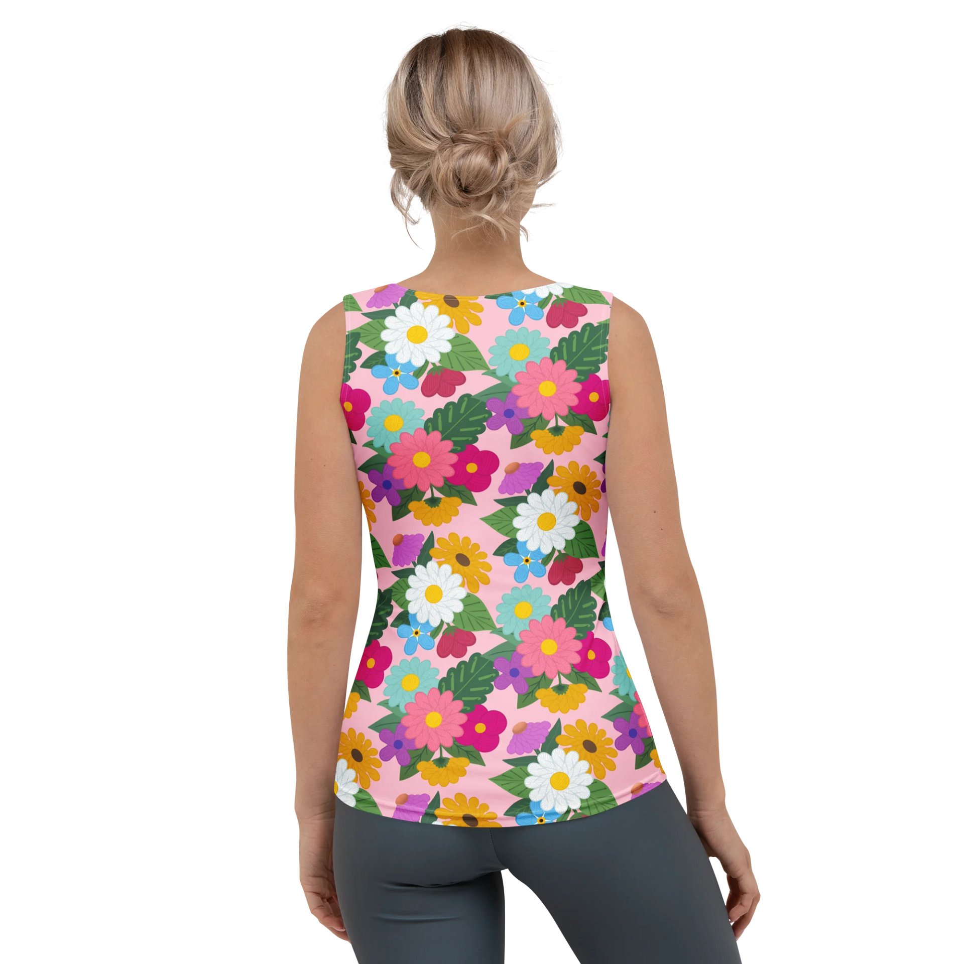 Floral Yarn Print Tank Top product image (2)