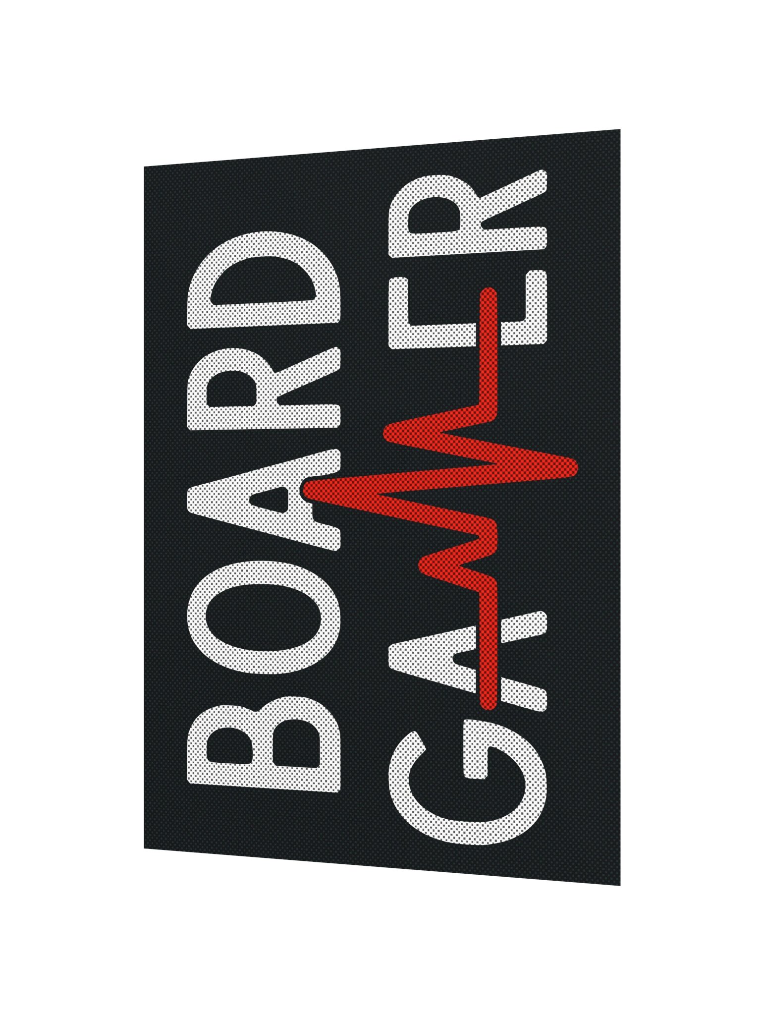 Board Gamer Heartbeat Tabletop Game Room Poster - UNFRAMED product image (2)