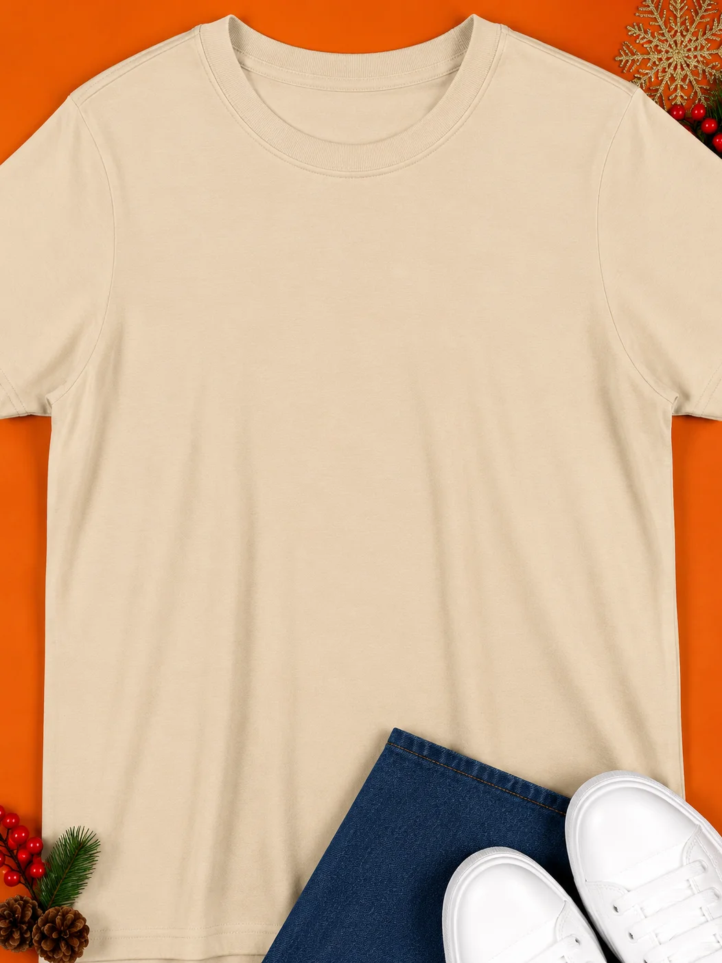 Beige T-Shirt product image (1)
