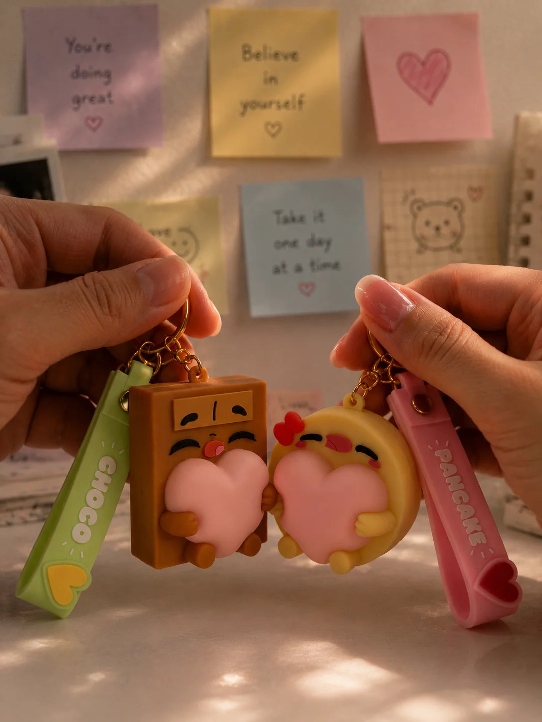 Pancake Light-Up Keychain product image (4)