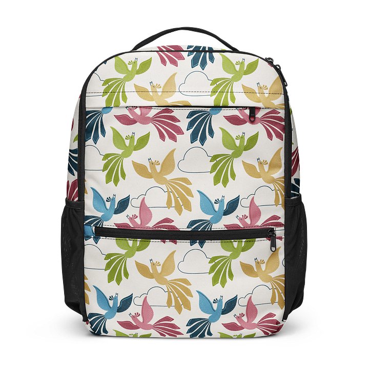 Mid-Century Modern Firebirds Utility Backpack product image (1)