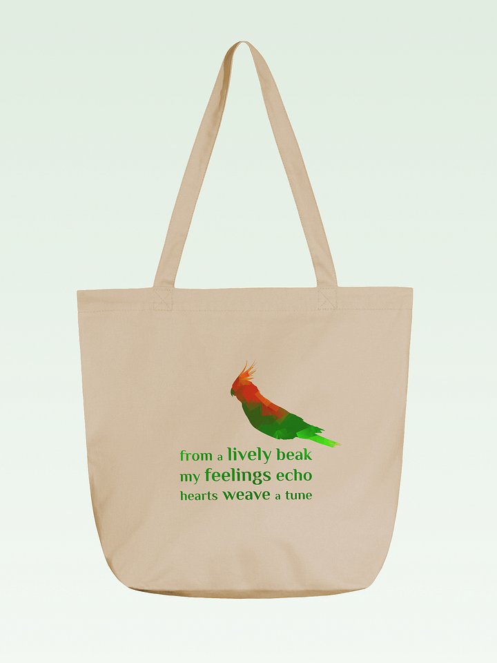 Organic Cotton Tote - Parrot product image (1)