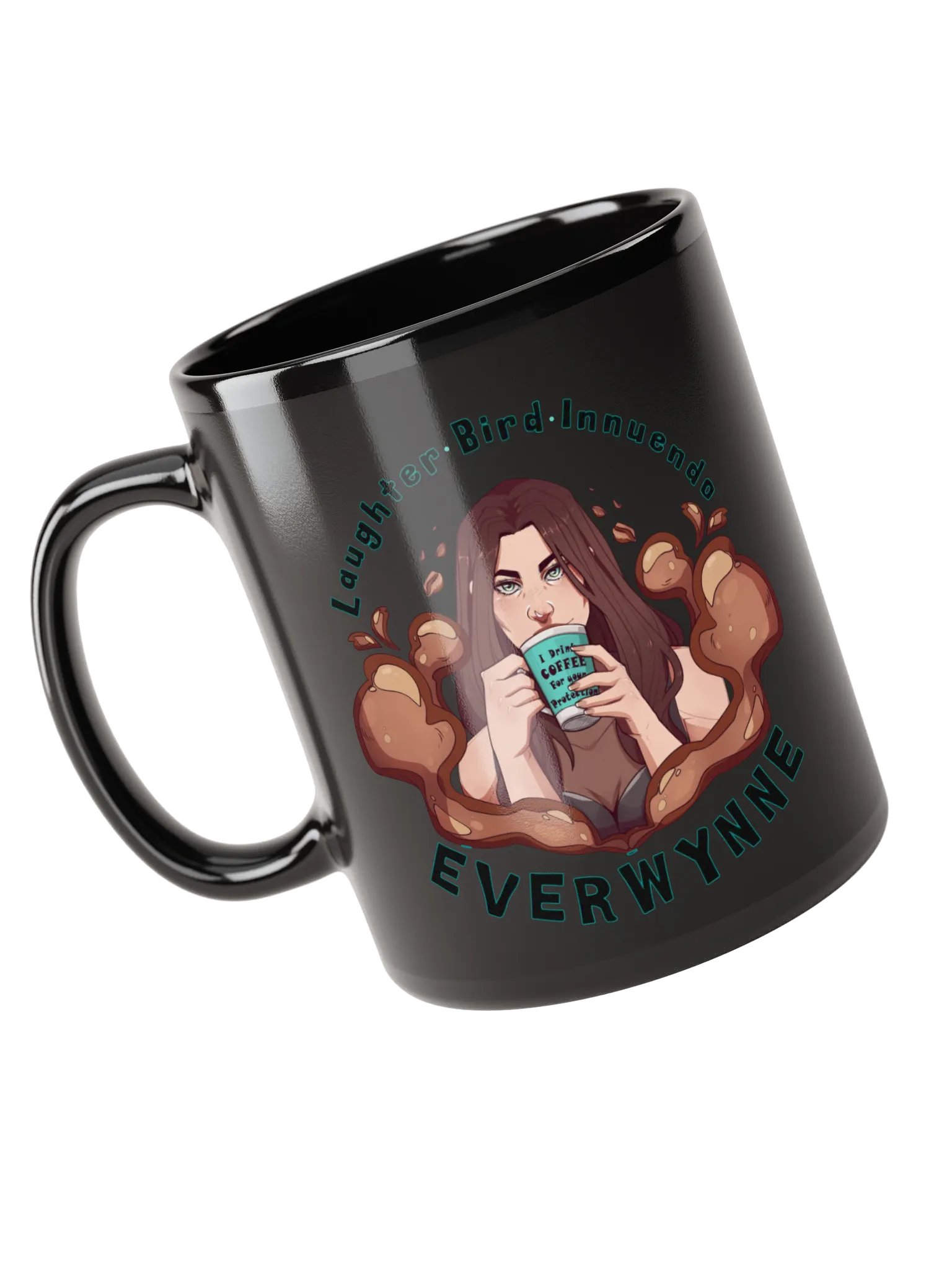 Laughter * Bird * Innuendo Black Mug product image (4)
