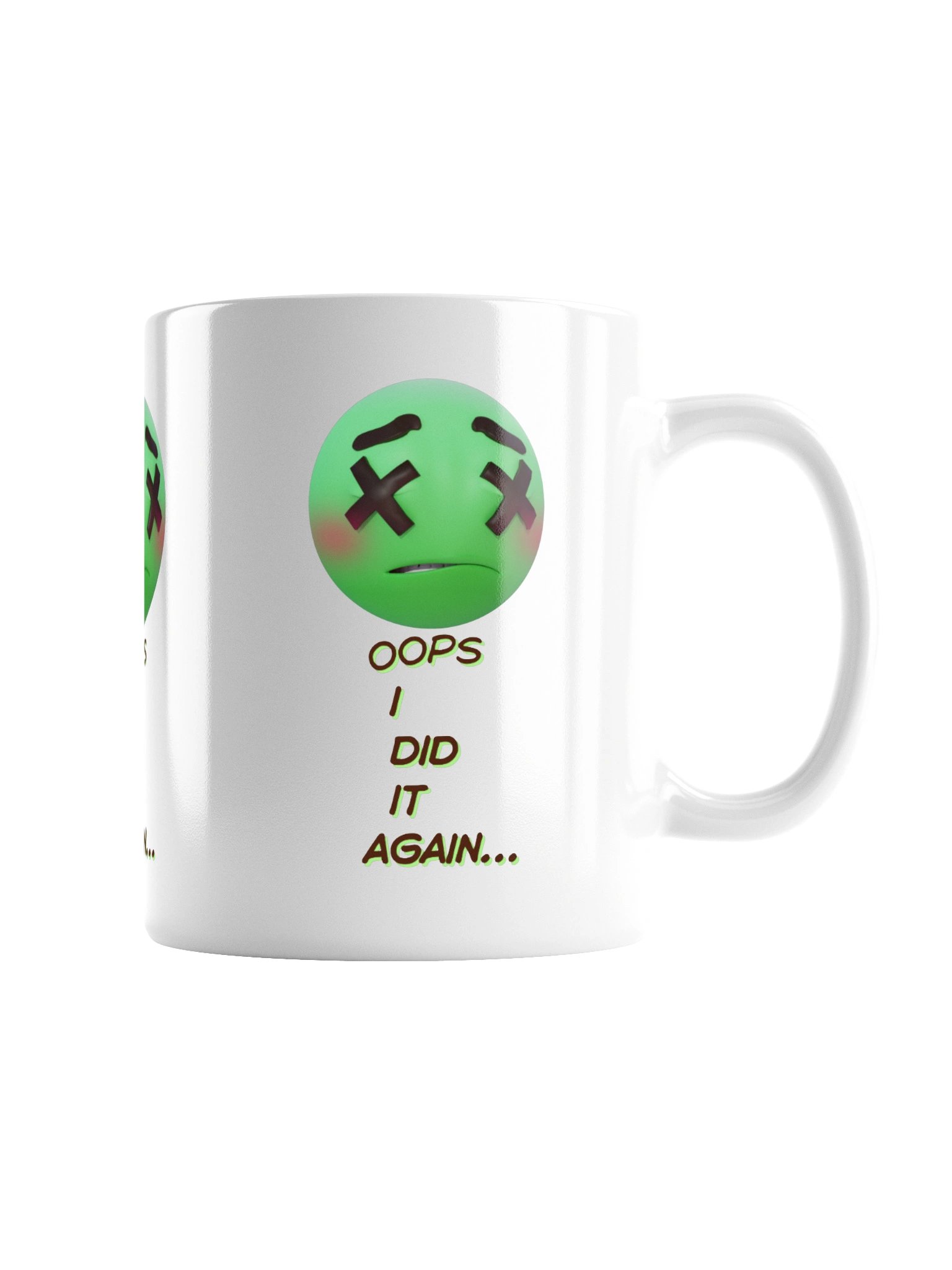Oops I Did It Again Funny Emoji Mug product image (8)