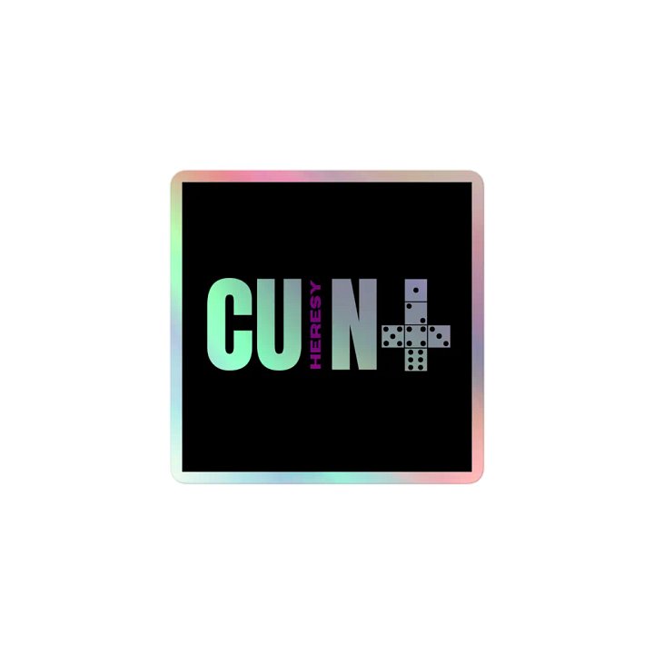 HOLO CVNT Sticker product image (1)