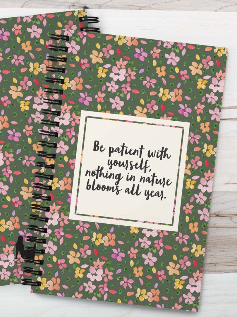 Be Patient with Yourself Inspirational Notebook product image (5)