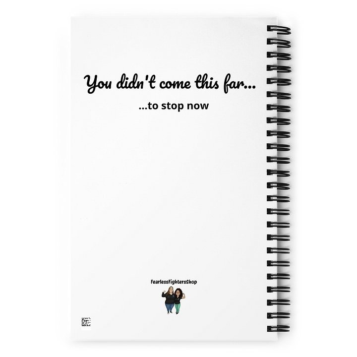 Ovarian Cancer - Fearless Fighter Spiral Journal [Dotted Pages] product image (2)